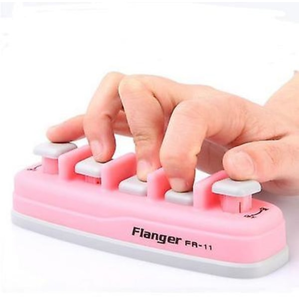 Piano Trenings Finger Force Exerciser Hand (Rosa)