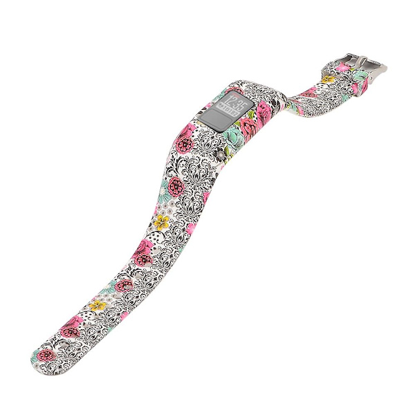 Klockarmband för Garmin Vivofit 3, ersättningsarmband, längd: 23 cm - färgglad linje C Garmin Vivofit 3