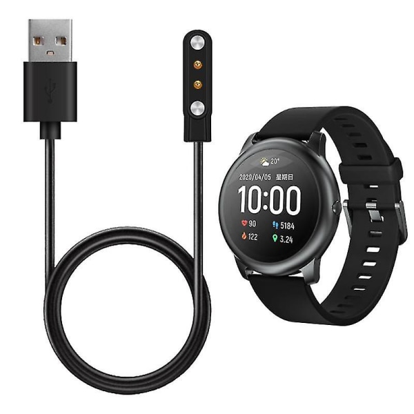 För Xiaomi Haylou Solar Ls05 Ls02 Ls01 Smart Watch Laddare Smartwatch Dock Laddare Adapter USB Laddningskabel Adapter Tillbehör For LS02 LS01