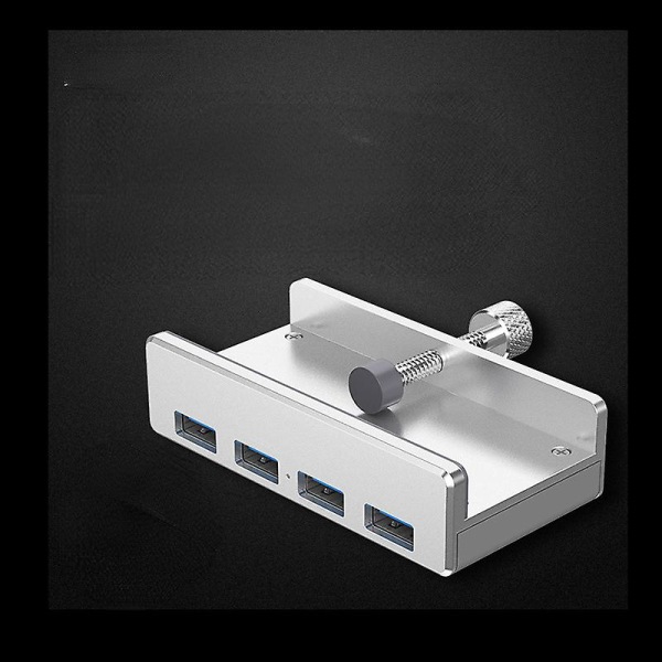 Aluminiumlegering Usb3.0 Splitter Dator Notebook Konverteringsspänne Silver