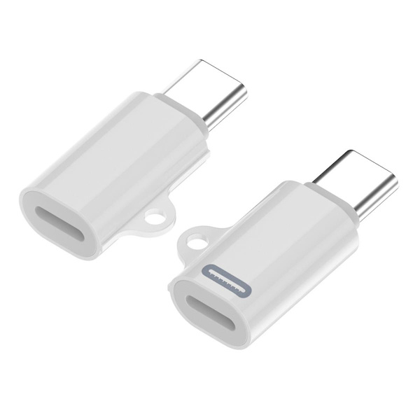 Til iPhone15 Mobiltelefon PD Hurtigopladning Multifunktionsadapter Lighting Hun til Type-C Han Opladningskonverter,B