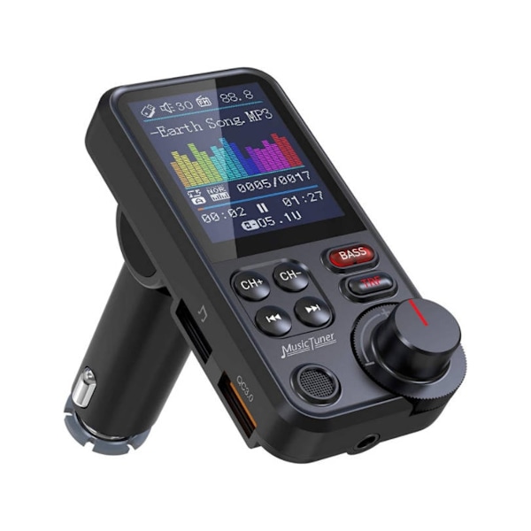 Fm Transmitter Bluetooth Qp0328-Y7 (Preto)
