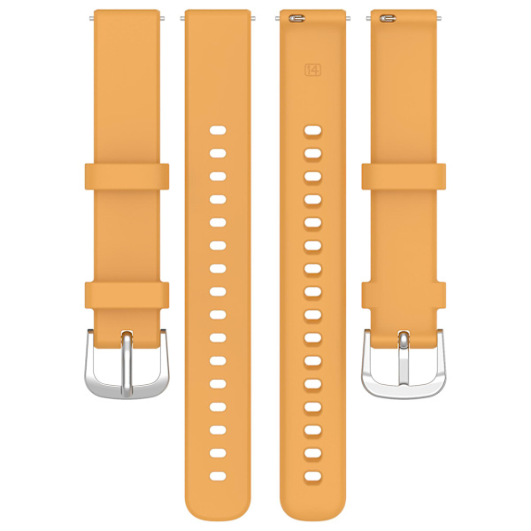 Til Garmin Lily 2 Silikonure Udskiftningsremme 14mm Vandtætte Bløde Remme Red