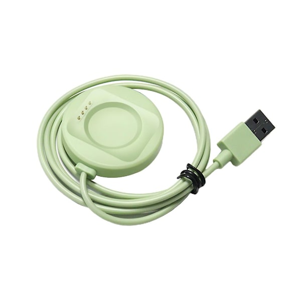 Usb-ladekabel lader strømforsyningsbrakett-adapter for Watch 3/3 Pro/2/1/se Green