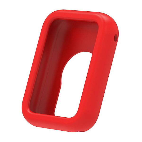 Blødt silikoneetui til Xiaomi Smart Band 8 Pro, stødsikkert smartwatch-rammecover Red