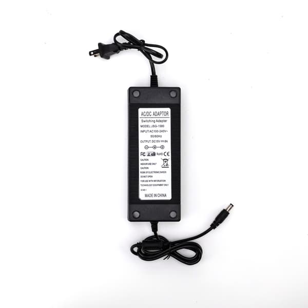 15V 8A Strömadapter, för PoE-switch, övervakningskamera, högtalarladdare
