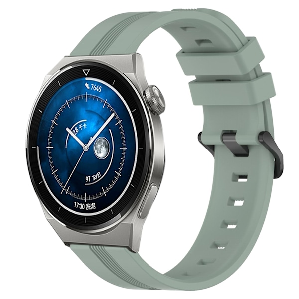 Slicone Watch Band til Huawei Watch GT3 Pro 46mm Grayish Green