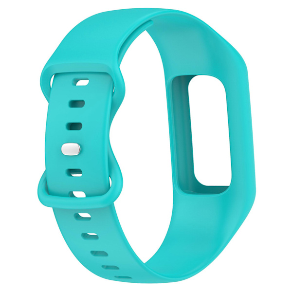Integrer silikoneurrem til Fitbit Charge 6/5/4/3, urrem med etui Mint Green