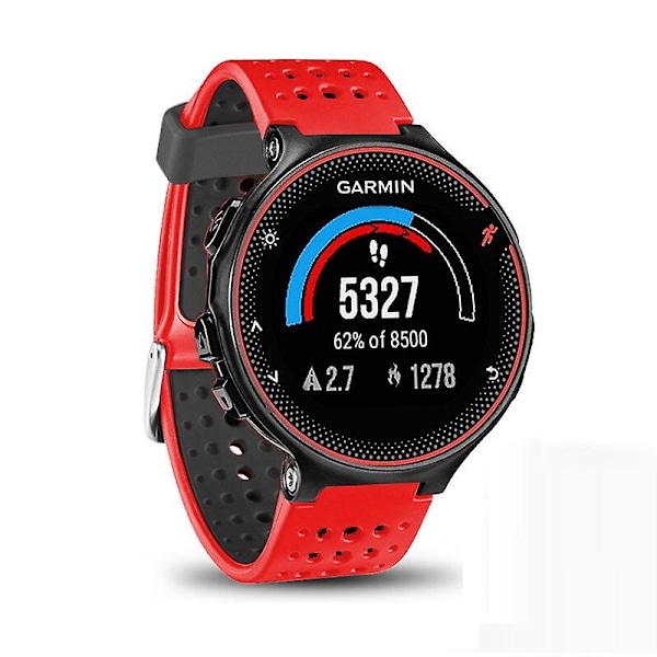 Tvåfärgat armband till Garmin Forerunner 235 Red Black