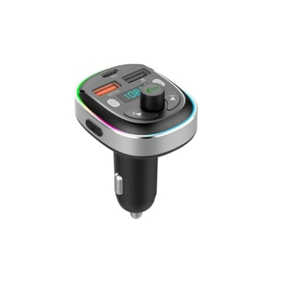 Bluetooth-autoadapteri Bluetooth FM -lähetin Auto Bluetooth 5.3 -autoadapteri Pikalataava autoadapteri