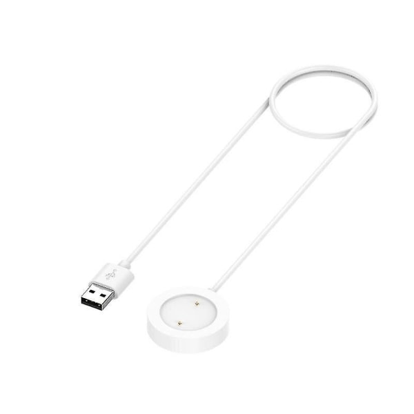 För Xiaomi Watch S1 Active Smart Watch Magnetisk laddare 1m Laddningskabel Bärbar Slitstark magnetisk trådlös laddare white