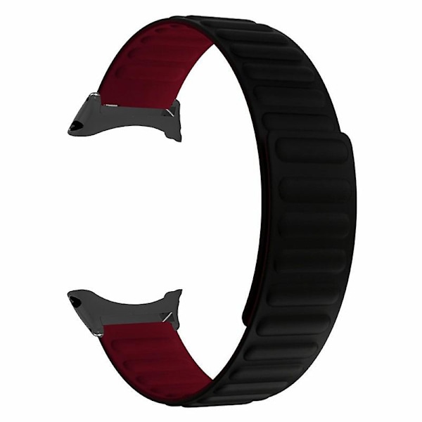 22mm iholle ystävällinen silikonihihna magneettinen ranneke Suunto Corelle Black Wine Red