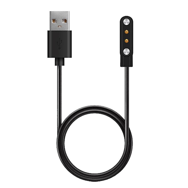 Bærbar magnetisk lader med USB-ladekabel for smartklokke IWO W26/w26+