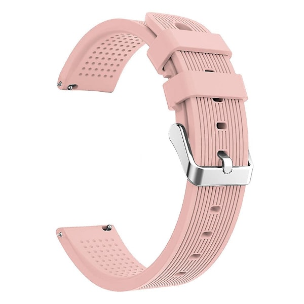 20mm Forehead Wrinkles Texture Soft Watch Strap Replacement for Huami Amazfit Watch Youth Edition Pink D Huami Amazfit Watch