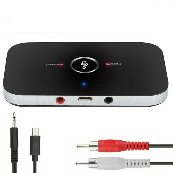 2 i 1 ljudadapter Bluetooth sändare och mottagare Trådlös A2dp Bluetooth bärbar ljudspelare