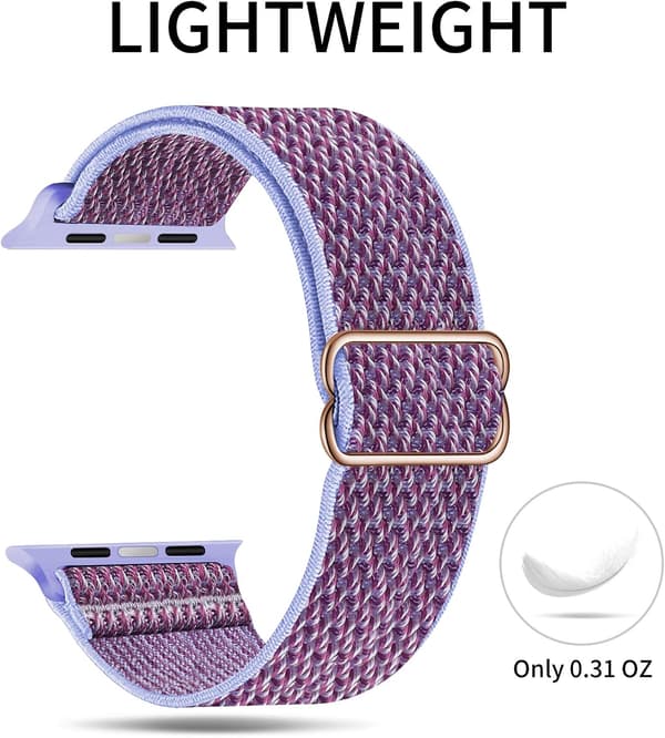 Elastisk Solo Loop-reim kompatibel med Apple Watch-remmer 1 42mm/44mm/45mm