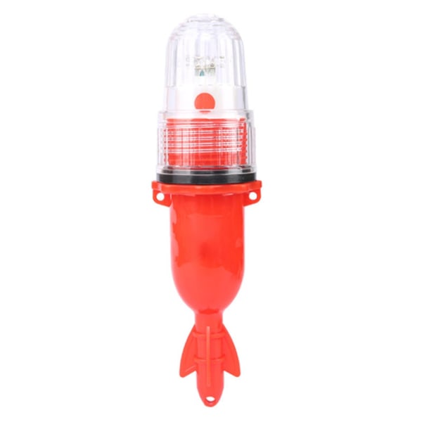 2024 Kaesi Single Flash Fiskelampe Far Lighting Range Automatisk lyskontroll Slitesterk bøye Fishnet Light for Outdoor Red