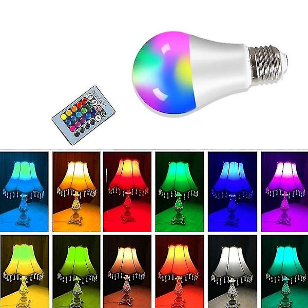 E27 Led Rgb Lamp Spotlight Polttimo Ac 85-265V Bombillas Led 4W 10W 15W Ir Kaukosäädin Led Polttimo Smart Led Rgbw Lamppu Kodinsisustus