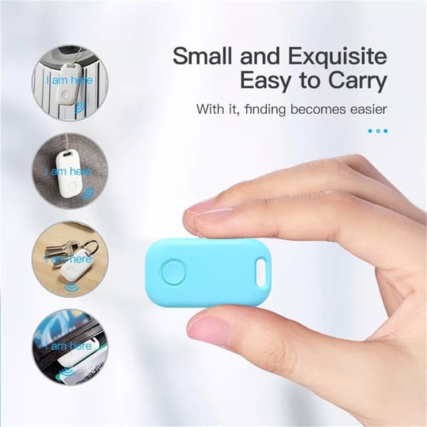 Anti-Lost Enhed Tuya Bluetooth Intelligent Anti-Lost Elektronisk Tracker Sort