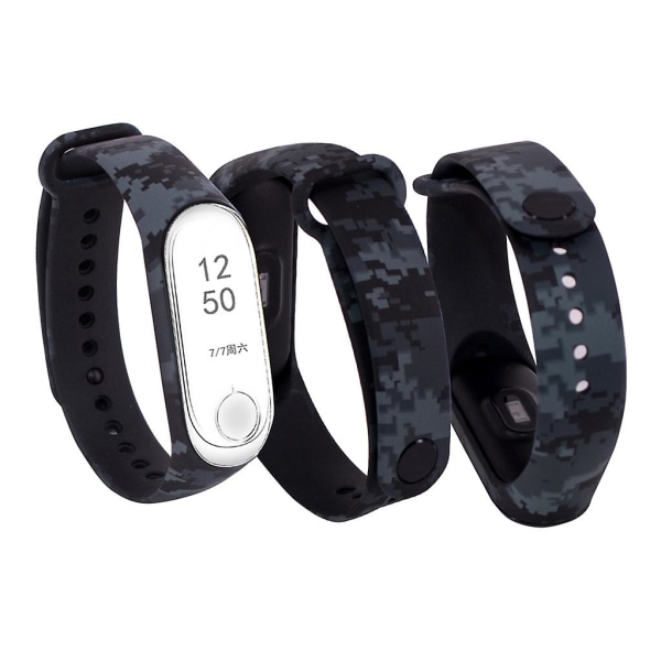 Smartband Replace Band Silikonarmbandsbälte för MI Band 3 mjuka remmar