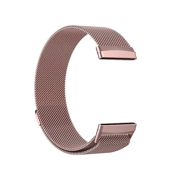 For Fitbit Versa 3 Milanese klokkerem HMV Rose Pink