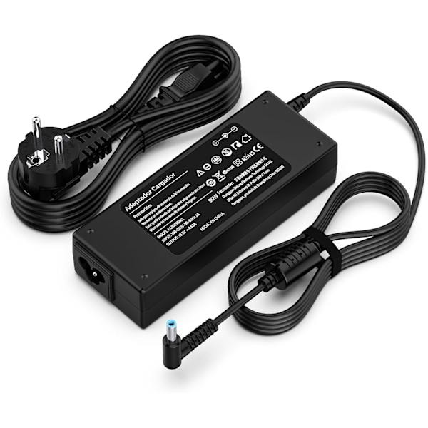 Lader til 90W HP bærbar PC EliteBook 820 830 840 850 G3 G4 G5 G6 G7 4.5 * 3.0mm adapter