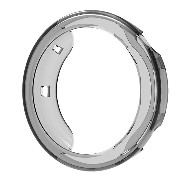 För GT4 41/46 mm Stötsäker anti-scratch TPU Cover Ram Bumper Sleeve Dammtät Transparent black 41mm