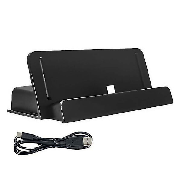 Snabbladdare Laddningsstation Stativ W/type-c Base För Nintendo Switch Lite Black