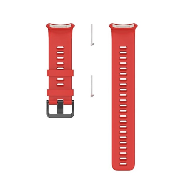 Ensfarvet silikone urbånd til Polar Vantage V2 XYC Red