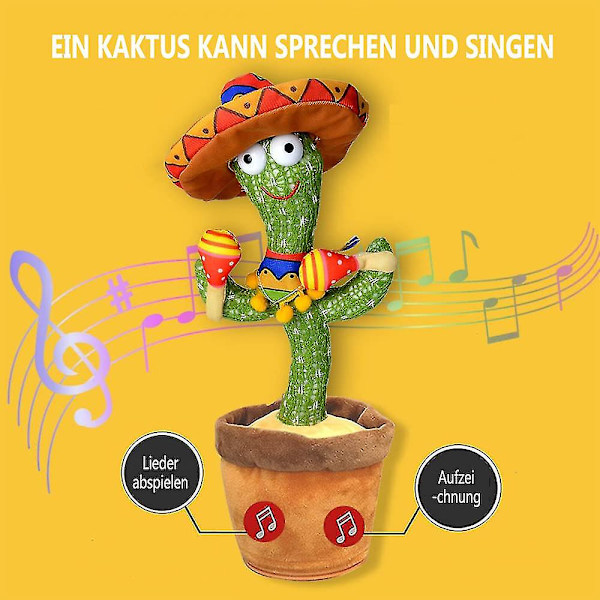 Talking Cactus Plys legetøj