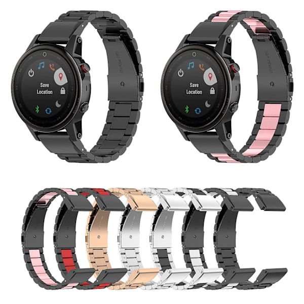 Svettsäker armband för Fenix ​​7/S/X 20mm/22mm/26mm antikorrosionsbälte Rose gold FENIX 7X 26MM