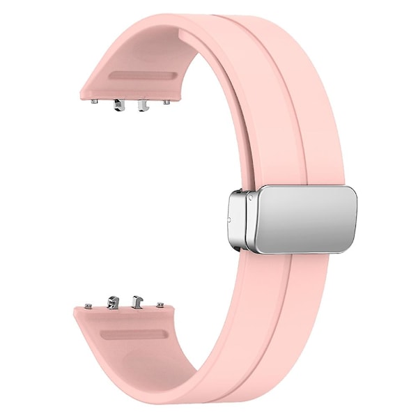 Mjukt silikonersättningsarmband för Samsung Galaxy Fit3 med magnetiskt viklås Pink