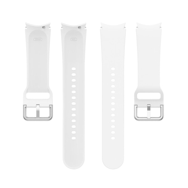 Silikonklokkerem for Samung Galaxy Watch4 40mm / 44mm White