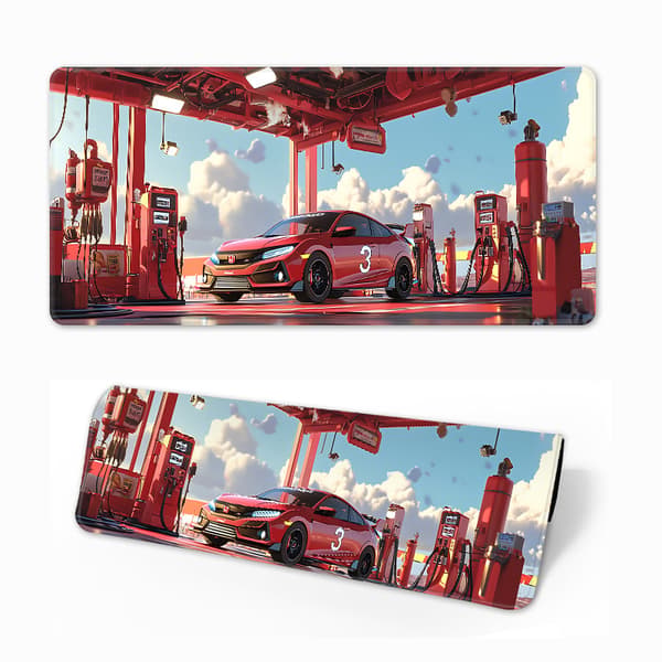 Musemåtte - Kantsyning Skridsikker Bilbordsmåtte (R-292, 300*800*2 mm)