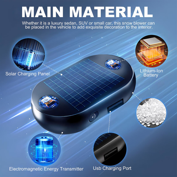 Avansert elektromagnetisk frostsikringsutstyr for snøfjerning, frostbeskyttelse Elektromagnetisk snøfjerningsenhet for biler 3 Pcs