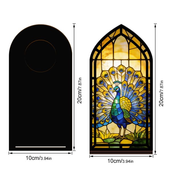 Fantasy bokkrok for bokelskere, med stearinlyslampe Peacock