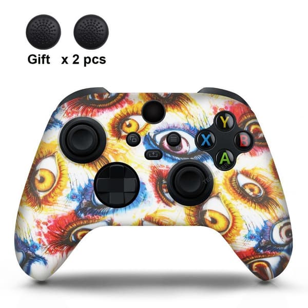 Etui for Xbox Series S/X-kontroller, silikon med knapphetter (6)