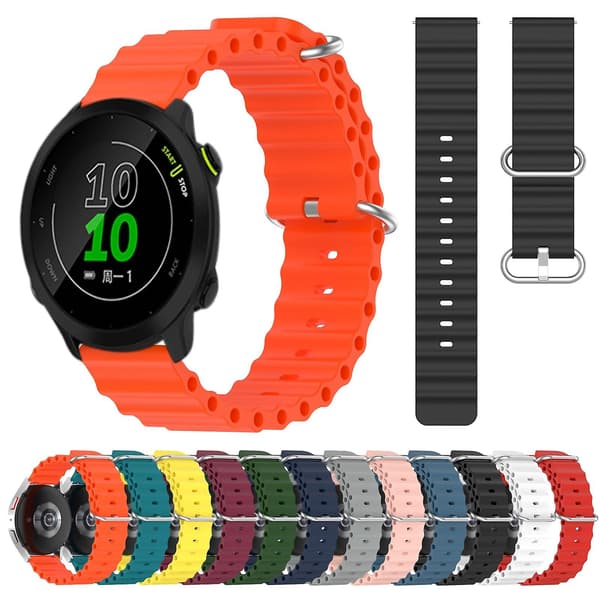 Silikoniranneke Garmin Forerunner 158 -kelloon