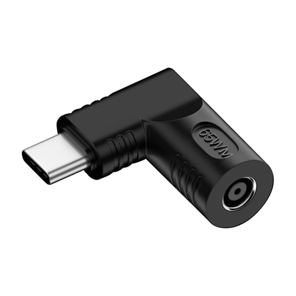 Type-c DC-strømstik-stik Type-c han til DC-hun adapterkonverter 4.5x0.6mm