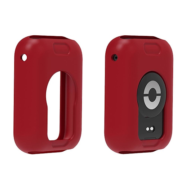 Blød silikoneetui til Xiaomi Smart Band 8 Pro, stødsikkert smartwatch-rammecover Wine Red