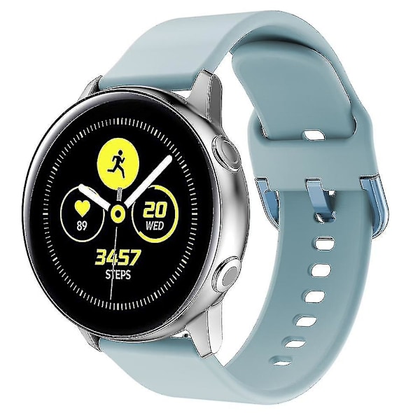 Håndledsremme til Samsung Galaxy Watch6 40mm 44mm/Watch6 Classic 43mm 47mm/Watch 5 40mm 44mm/5 Pro 45 Light blue, Baby Blue H Samsung Galaxy Watch 5