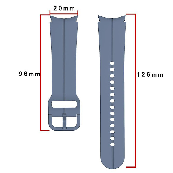 Sport silikonrem för Samsung Galaxy Watch 5/4 44mm 40mm Armband Armband Galaxy Watch 5 Pro 45mm/4 Classic 46mm 42mm band galaxy watch 5 40mm official White