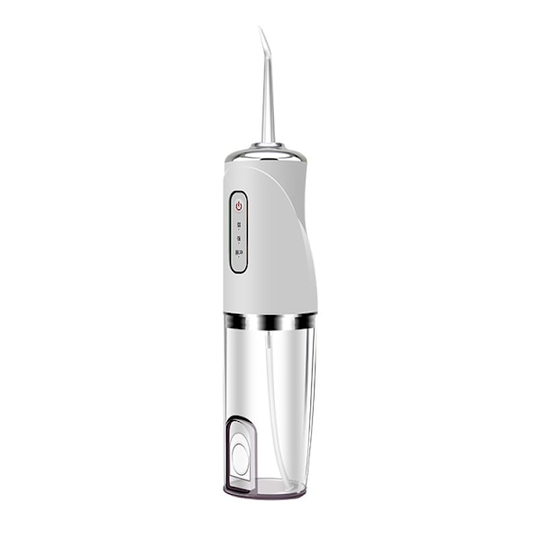 Suun huuhtelulaite - USB ladattava 220 ml vesisäiliöllä (valkoinen)