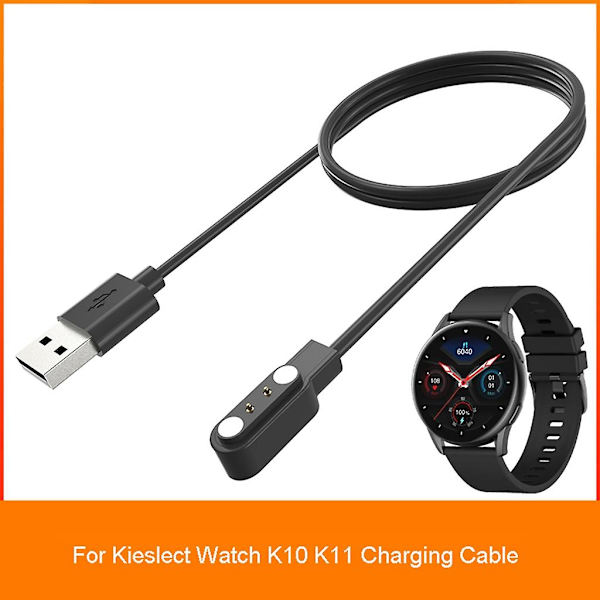 Laddare Adapter för Watch K10 K11 Hållare Laddningssladd Smartwatch Stand Station 100cm