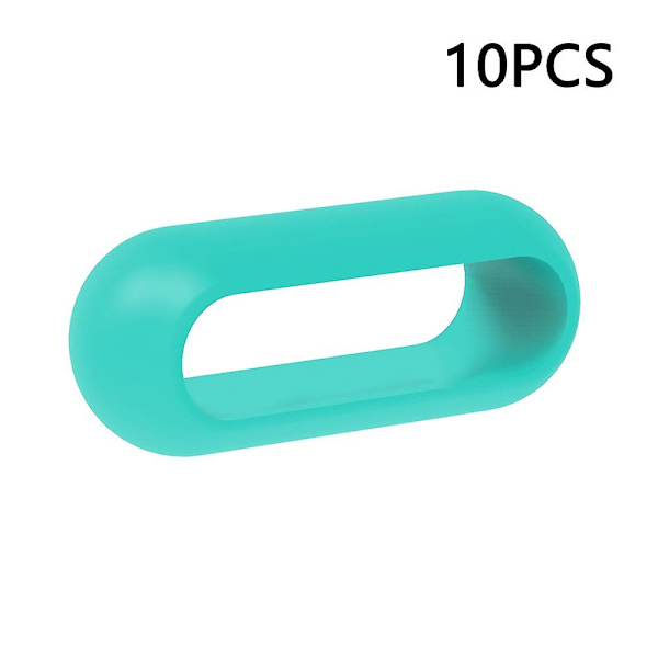 10 kpl Xiaomi Smart Band 8 Pro -rannekkeen pidikettä, silikoniset pidikkeet, lenkit, rannekkeen kiinnityssormus Light green Xiaomi Smart Band 8 Pr