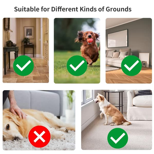 Legetøjsbolde til katte og hunde, ruller automatisk med LED-lys (gul)
