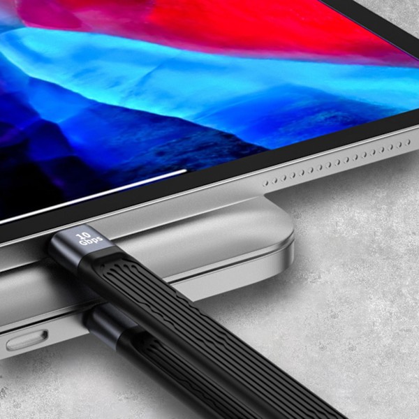 Usb Type-c-kabel med Usb-c til Usb-c-endetilkoblinger 3-kabel 20GB TYPEC Rotate Ty