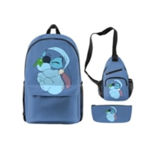 Stitch opiskelijareppu lasten koululaukku set lasten matkasarja K