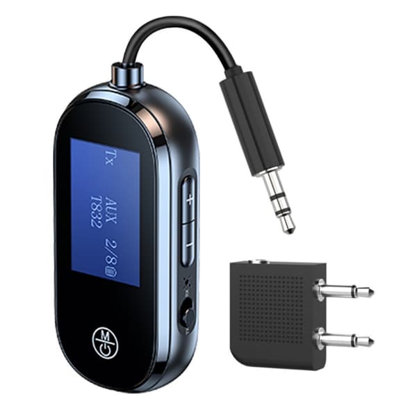 Bluetooth-mottaker med 3,5 mm Aux-lydkontakt, C83 med adapterplugg