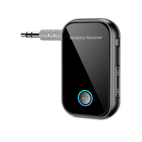 Bluetooth 5.0-modtager, Bluetooth bil-aux-adapter med støjreduktion/håndfri opkald, miniadapter,